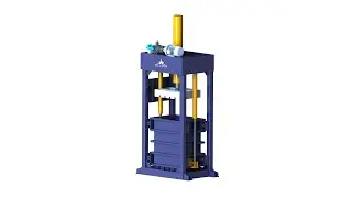 Used Clothing /cotton/ Textile Baler Machine