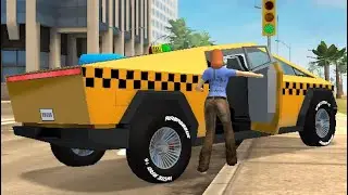 Tesla CyberTaxi in Taxi Sim 2025 &ndash; Futuristic Beach Rides in a High-Tech Taxi
