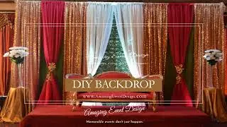 DIY BACKDROP SUPPLY LIST | DIY WEDDING & EVENT DESIGN | DIY DECOR IDEAS | 2022 | INDIAN STAGE DECOR