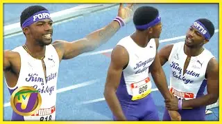 Kingston College Wins 4x100m Relay FINALS  Class 1 Boys | Boys and Girls Championship 2023