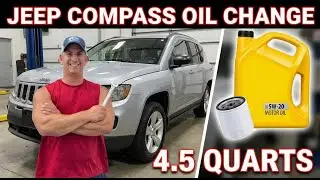 How to Change the Oil & Filter on a 2011&ndash;2017 Jeep Compass (DIY SAVE MONEY!)
