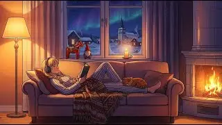🔥☕Hearthside Focus Session (1 Hour) | Cozy Nordic Lo-Fi🏡❄️