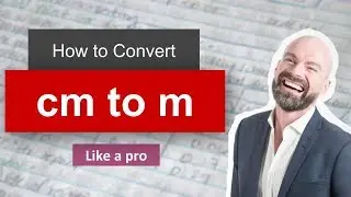 ✅ Convert Cm to M (centimeter to meter) with example : Part 1