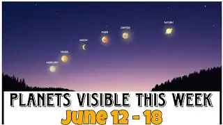 Planets visible in the night sky this week: June 12 - June 18 2023