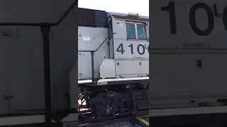 One of the last 4100 series NJT Geeps, leaving Port Jervis Station.