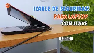 Cable de Seguridad para Laptop con LLave Codificada  Ranura Standard Kensington LCK802 | MONTECH.PE