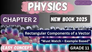 Rectangular Components of a Vector &ndash; Breaking a Vector into Perpendicular Directions | new book 2025