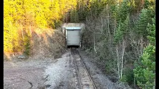 Abandoned Rail Tunnel Disappointment by Drone, Cramer Tunnel, Minnesota