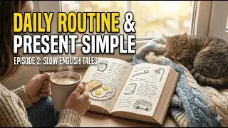 Daily Routine & Present Simple | Improve Listening & Fluency | A1 & A2 Shadowing