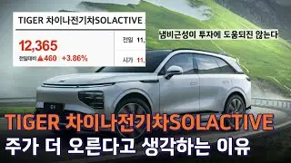 Tiger 차이나전기차 ETF, 주가 더 오른다고 생각하는 이유 (ft. TIGER 차이나전기차SOLACTIVE)