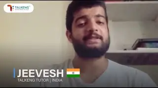 Jeevesh Tutor Intro | TalkEng Learn English Innovatively #tutor #onlinelearning #englishlearning