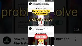 how to add playlist your channel