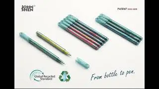 To be top of the writing instrument industry - RPET Fineliner