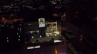 Ash Brokerage Building At Night