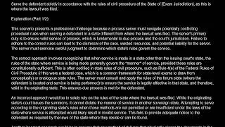 Advanced Process Server Certification Exam Free Practice Test And Answers Updated