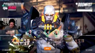 JAKE TOP 500 DOOMFIST GAMEPLAY ON EICHENWALDE [ OVERWATCH 2 TOP 500 SEASON 5 ]