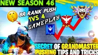 Free Fire New Season 46 Grandmaster Tips And Tricks || How To ff new br rank season gameplay 😱|