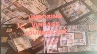 Unboxing Vintage Journal Kit🤎 Ordered From Amazon&hellip;.Aesthetic Journal kit