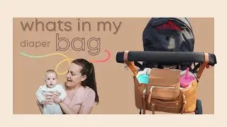 WHAT'S IN MY DIAPER BAG (Stroller Organizer Style) // an organized home series w/TWO kids