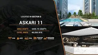 CDC Residencia; 3 bed luxury apartments on Installments in Askari XI, Lahore #apartmentsinlahore 