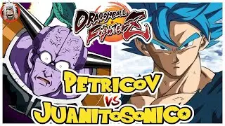 DBFZ JuanitoSonico vs Petricov (GokuSSB, GokuGT, GokuUI) vs (Ginyu, Cell, Yamcha) 1.41