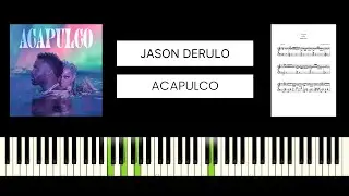 Jason Derulo - Acapulco (BEST PIANO TUTORIAL & COVER)