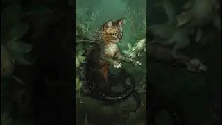 How To Edit Drawing Oil Painting Acrylic Cat Painting , Amazing Jungle Cat#tutriol #cats #painting