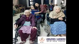 🎉Games and Dance with Enjoyment, at Silver lining old age home.