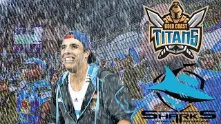 3 FIELD GOALS!? | Gold Coast Titans v Cronulla Sharks | Game Day Experience | Vlog