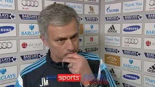 Jose Mourinho refusing to go into detail in his post-match interview