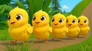 🎶 Sing-Along! Five Little Chicks 🐥 | Sweetest Nursery Rhyme for Kids
