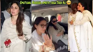 Kareena Kapoor Khan amrita singh sara saif Taimur jeh Ali khan emotional tough time!Family Sad time 