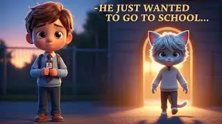 A Cat Who Just Wanted to Go to School 🐱📚 | Emotional Kids Story (Part 1) | Cat's Eye View