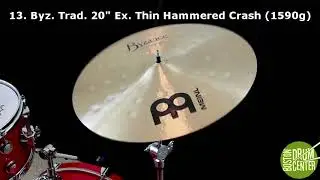 Meinl Cymbal Tour: See and Hear 21 Crashes, 16