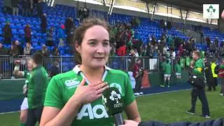 Irish Rugby TV: Liz Burke 'Delighted' With First International Try