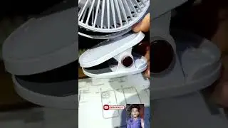 Mini Fan With Clip Function #viral #facts #tileswale #aircompressor #funny #freeze