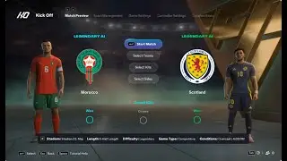 Morocco vs Scotland | International | EA FC 26 | Simulation