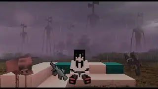 Я встретил Сиреноголового в Minecraft.