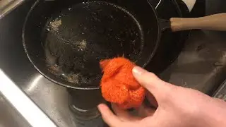 make a dish SCRUBBY from onion bags