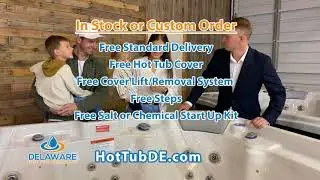 Salt Water Hot Tubs only $150/month at Delaware Hot Tub Company in Millsboro, Delaware!!!