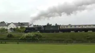 4936 Kinlet Hall storming up Crowcombe and Washford Banks with The Whistling Ghost III 13/06/2015