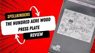 Обзор пресс-формы Spellbinders Hundred Acre Wood