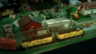 Largest WAMALTC LEGO Train Display Ever! (B&O Railway Museum Novemeber 22-23 2014)
