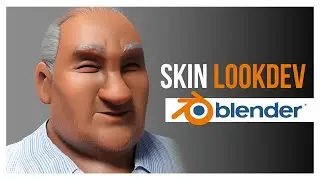 SKIN LOOK DEV IN BLENDER | TIMELAPSE