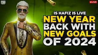 NEW YEAR FIRST GAMEPLAY 2024 | ROAD 2K SUBSCRIBERS | PUBG MOBILE | IS HAFIZ IS LIVE