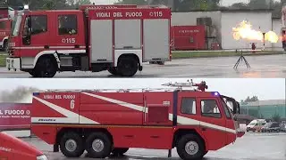 Simulazione VVF Treviso con AIS Dragon X6 e APS CityEuroFire - Italian Fire Department Exhibition
