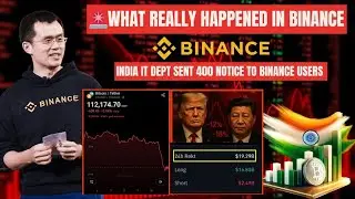 Crypto Crash| Binance Issue | 20B liquidation| WazirX Hearing| Indian Income Tax Notice 