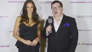 Playboy Playmate of the Year 2012 Jaclyn Swedberg video at Glamourcon 2013, Long Beach, CA