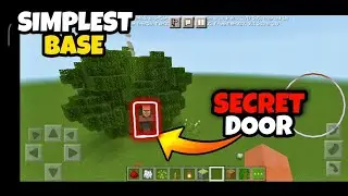 Making  Simplest BASE In MINECRAFT [ PE ] | Minecraft Secret Base - Heat Burst Gaming
