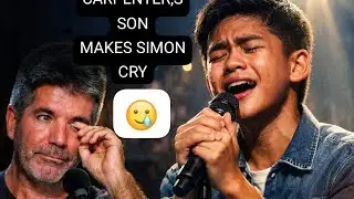 Poor Filipino Carpenter&rsquo;s Son Returns to AGT & Makes Simon Cowell CRY | Golden Buzzer Moment